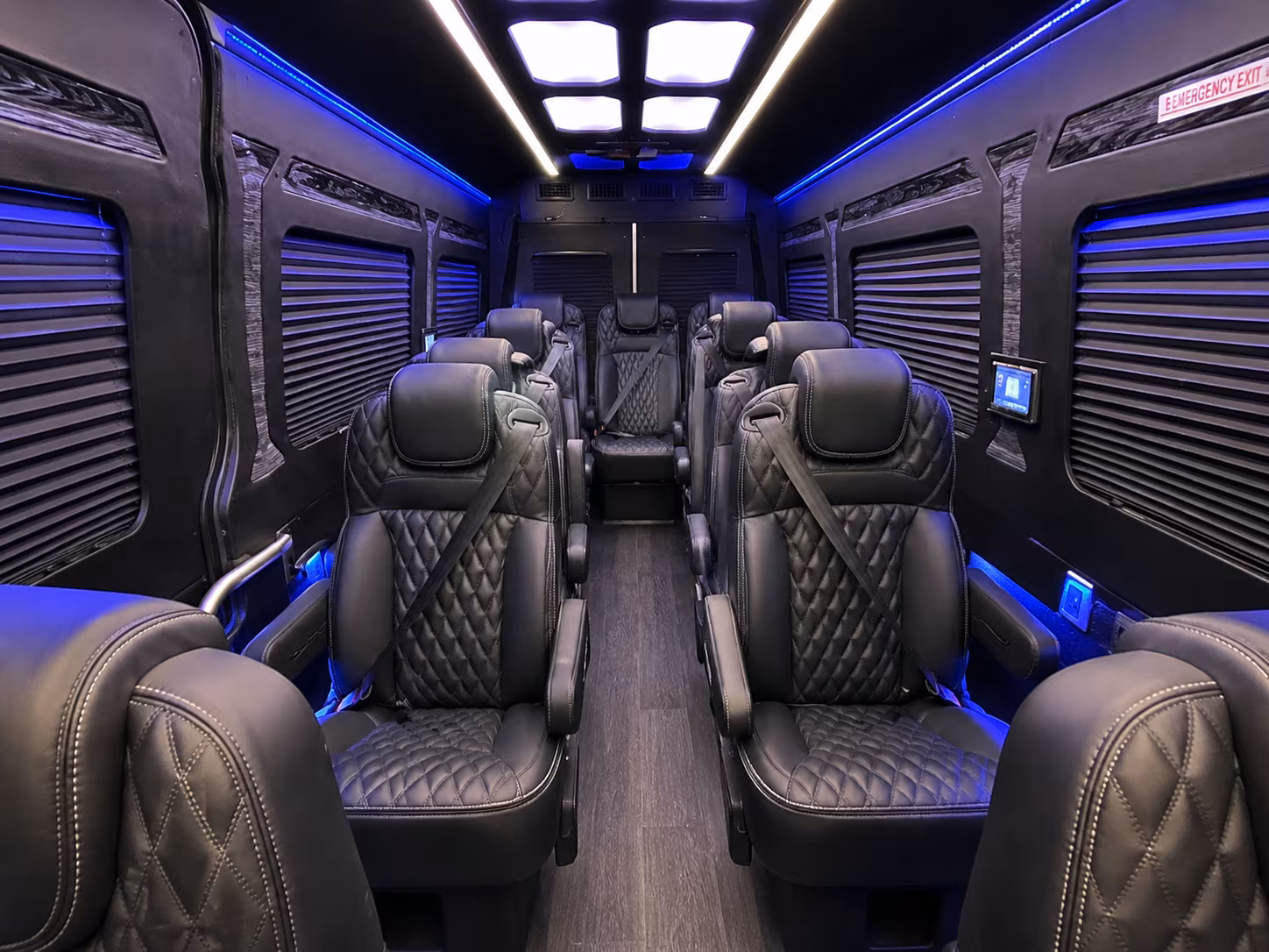 chico long distance transportation onboard seating