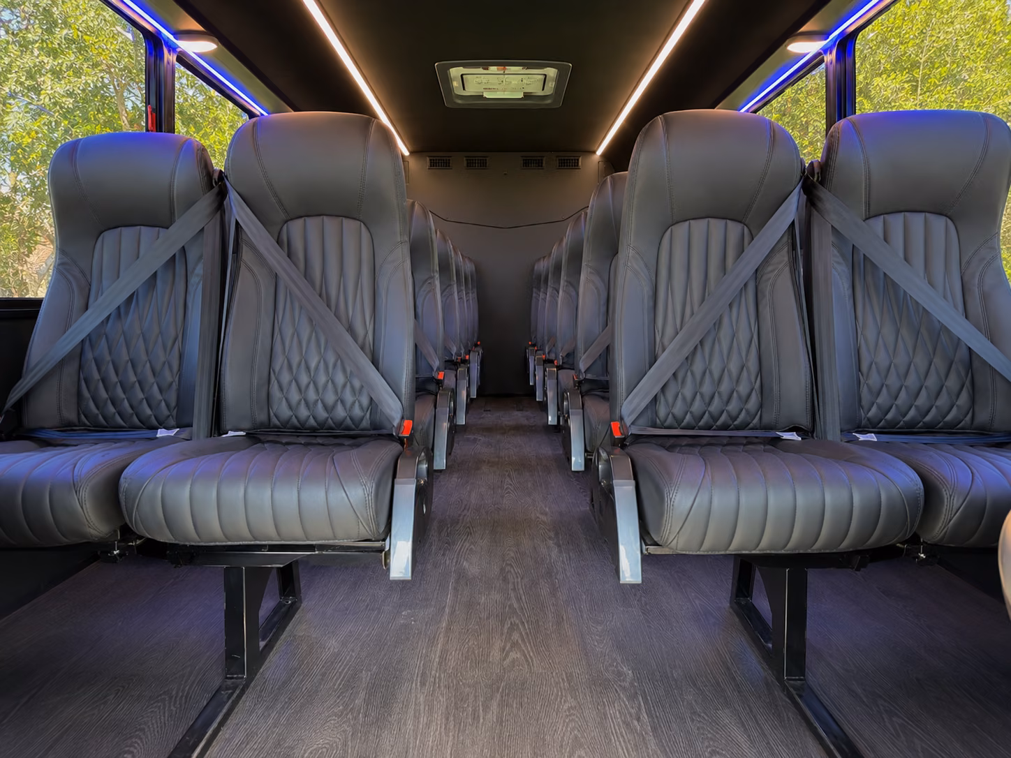 chico sporting event transportation onboard seating