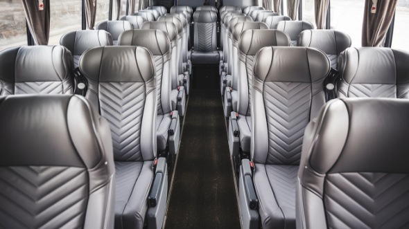 54 passenger charter bus interior