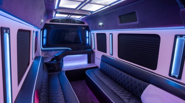 chico party bus rental interior